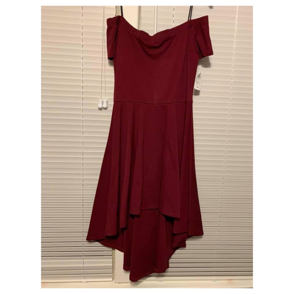 Burgundy Dress